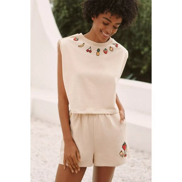 Celandine Coney Icon Embroidered Sweat Shorts XL - Picture 2 of 3